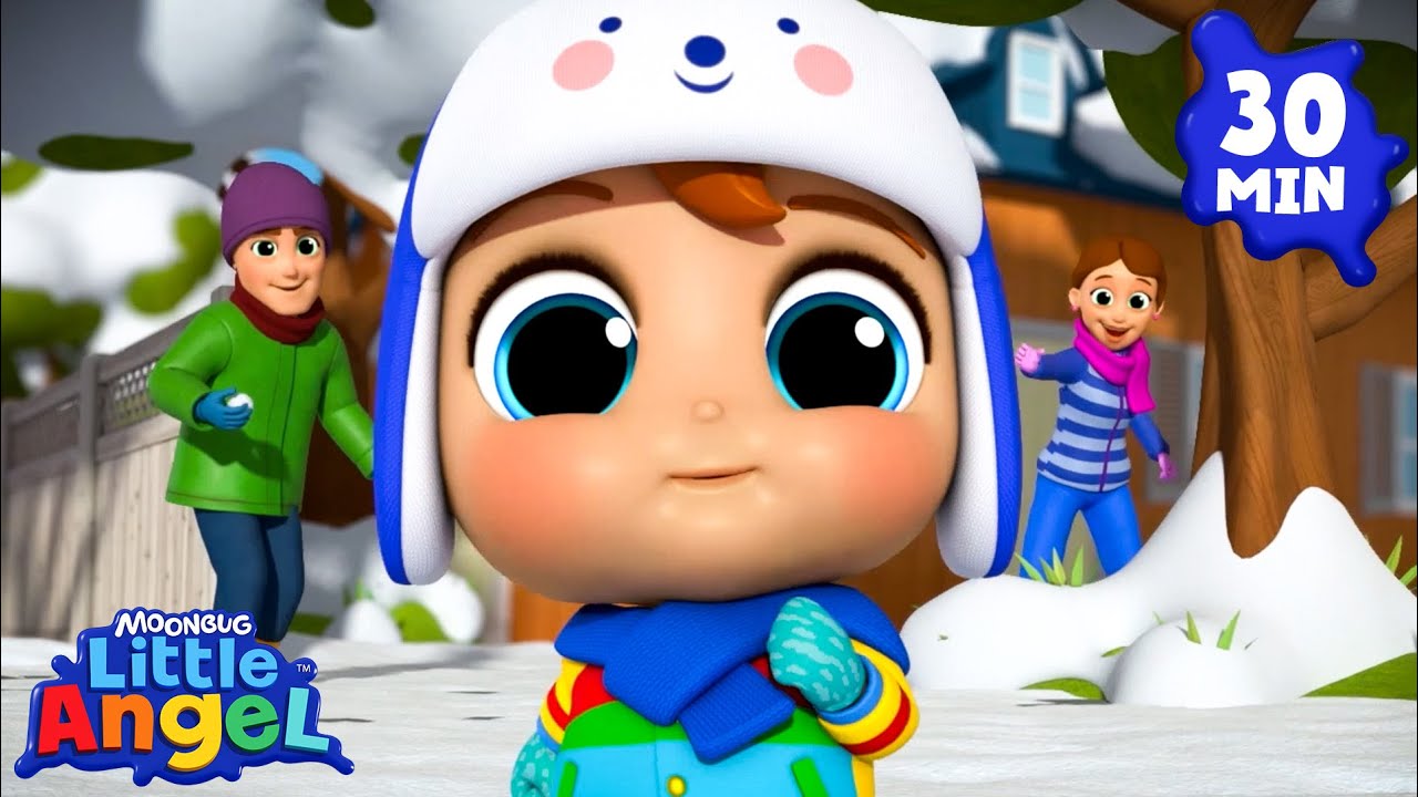 Summer vs. Winter! | Little Angel | Melody Time: Moonbug Kids Songs