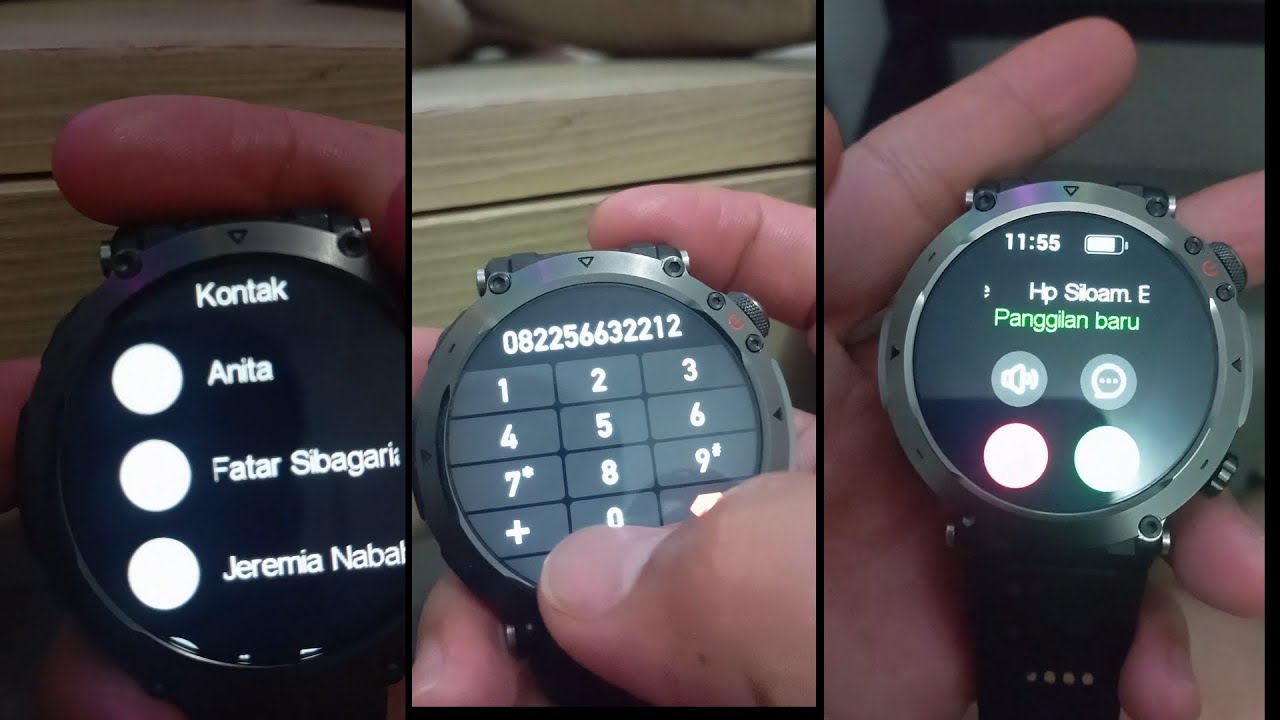 Cara Memindahkan Kontak Hp di Jam Tangan Morein Rock 1 atau Jam Tangan Smartwatch