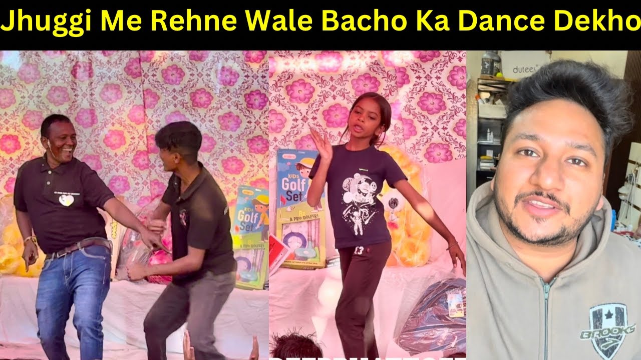 Gaon (Jhuggi) Me Rehne Wale Bacho Ka Gazab Dance 😍Neta Ji Ke Bhi Thumke, Biggest B’day Celebration