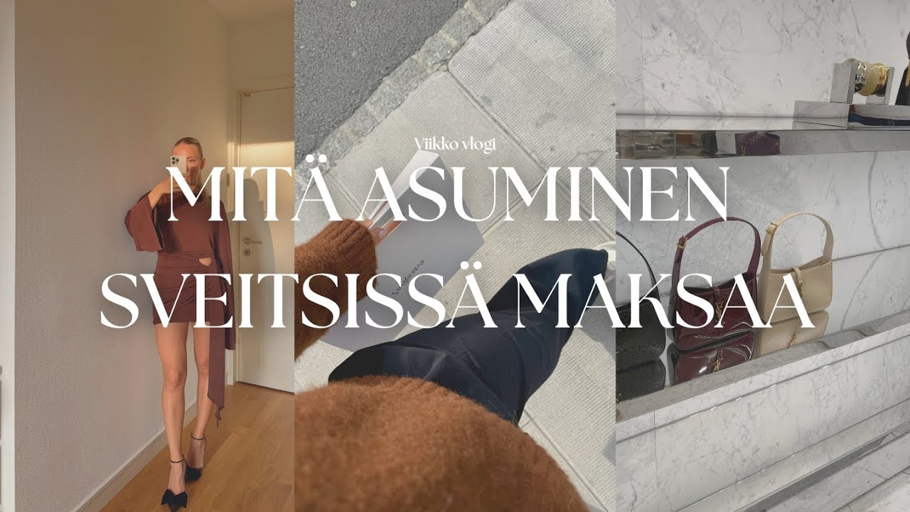 Vlogi: PALJONKO MAKSAA ELÄÄ SVEITSISSÄ? | Päivä elämästä Sveitsissä