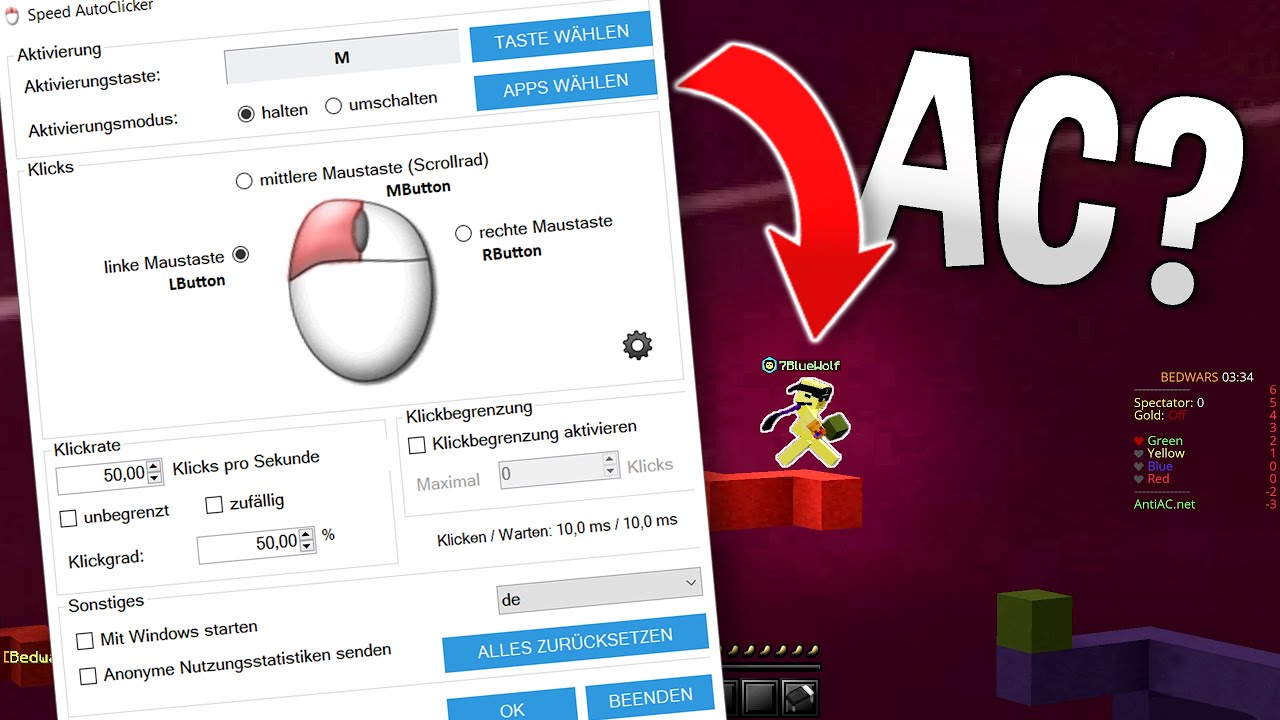 Hat der Gegner Autoclicker??!