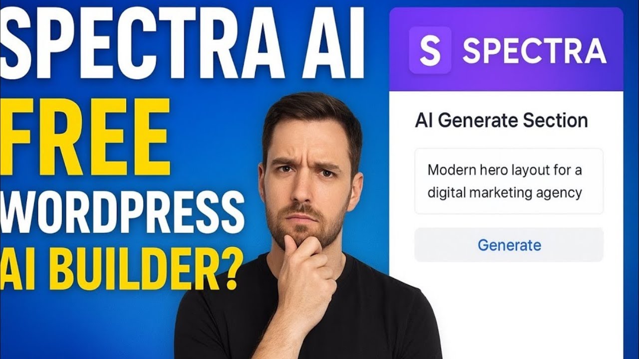 Обзор Spectra AI (2025): лучший БЕСПЛАТНЫЙ конструктор ИИ для WordPress?