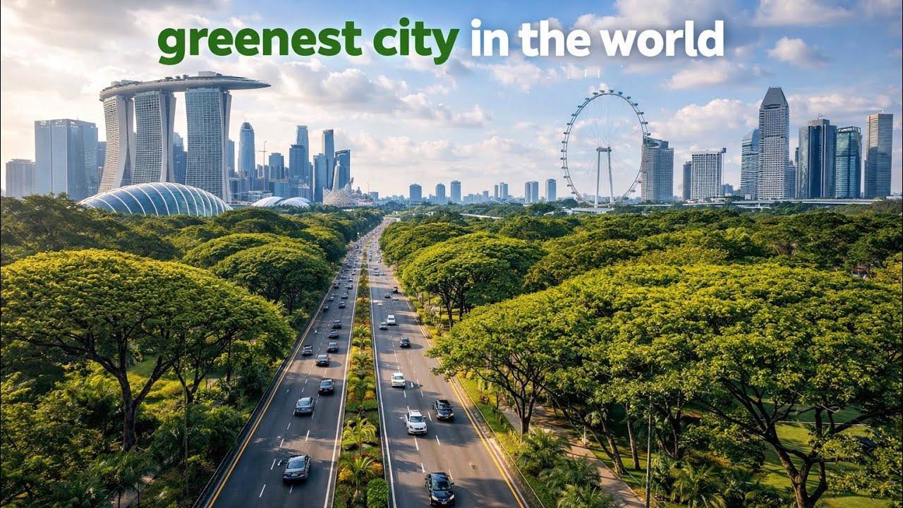 Most greenest modern city in the world ? Driving in Singapore 🌿