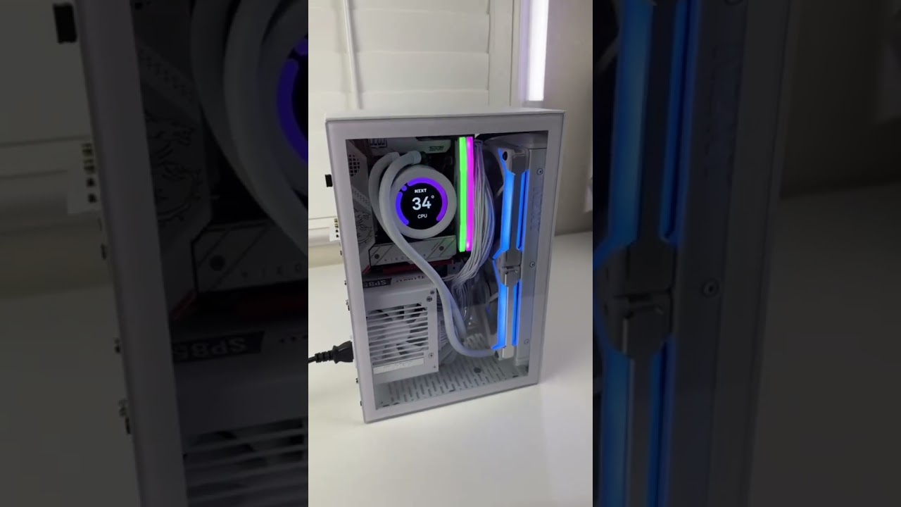 Building The Cleanest White Mini PC: PART 4 #shrots