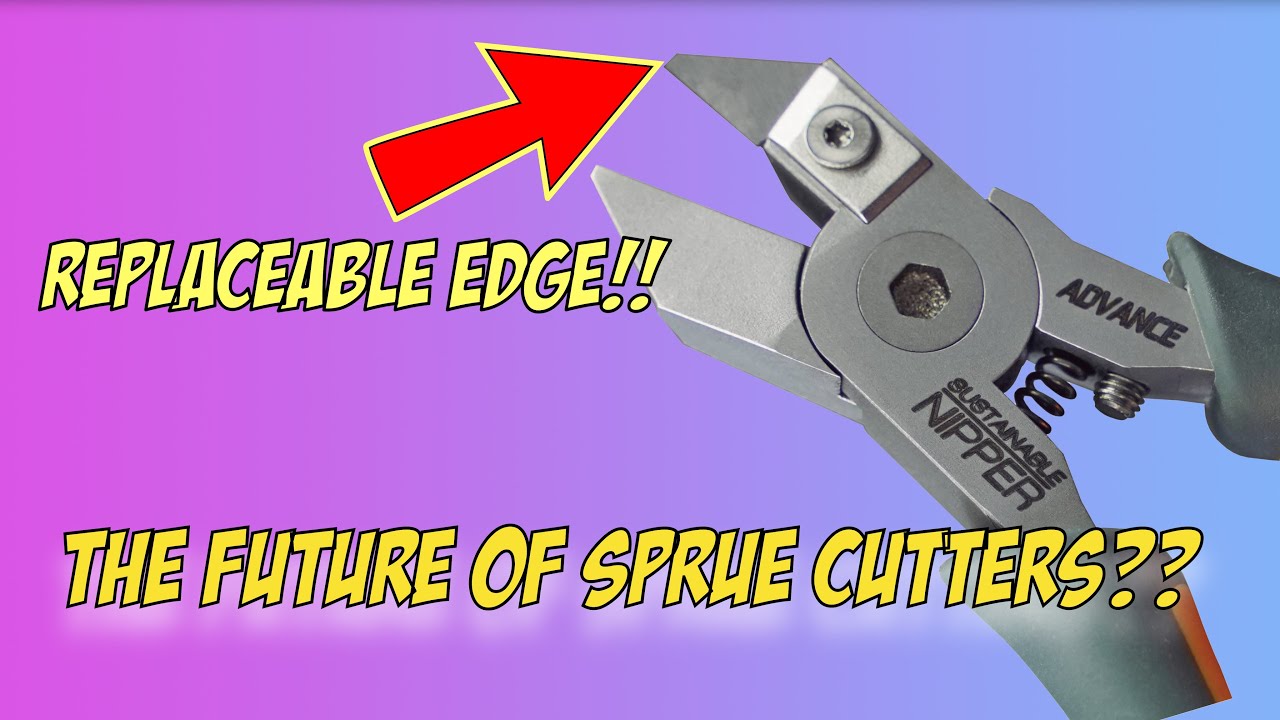 World's FIRST Replaceable edge SPRUE CUTTERS / Nippers - Review