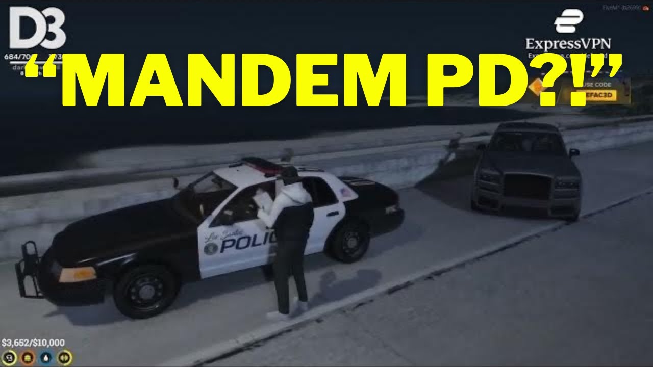 Denzel Pulls Over A Police Officer Because Of This?! |GTA 5| NOPIXEL RP|