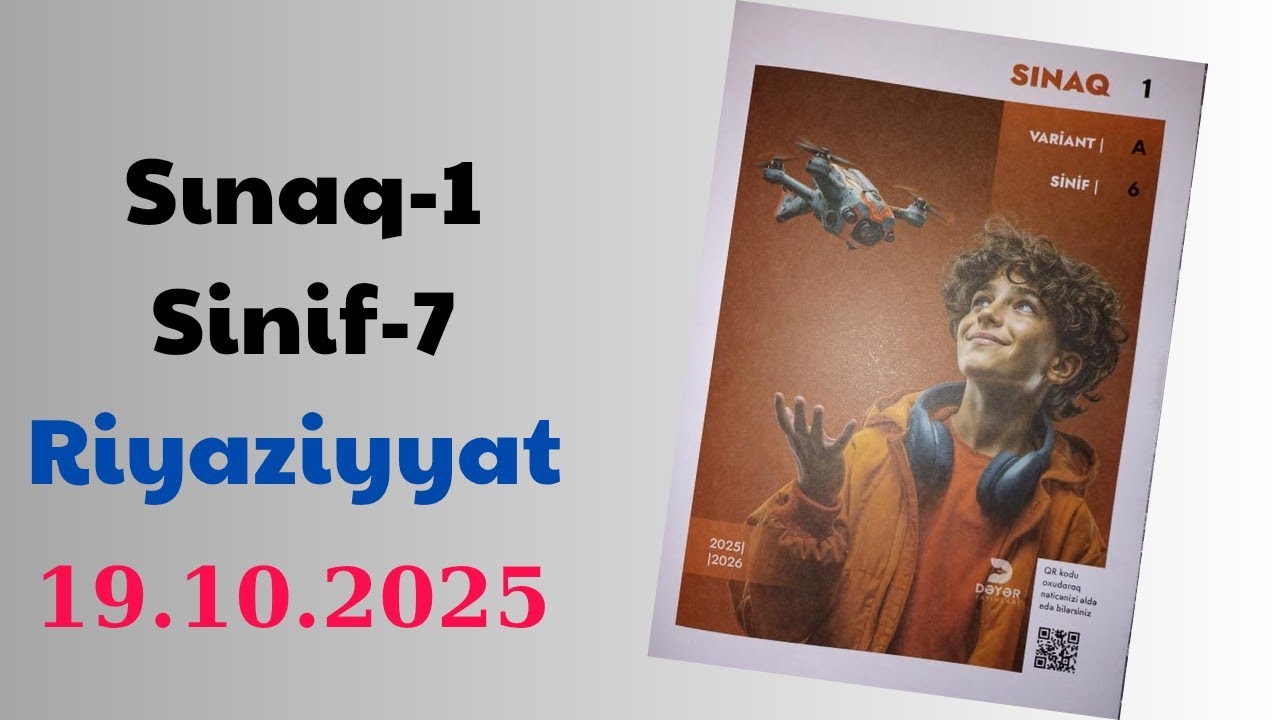 Dəyər sınaq 1 Riyaziyyat 7-ci sinif 