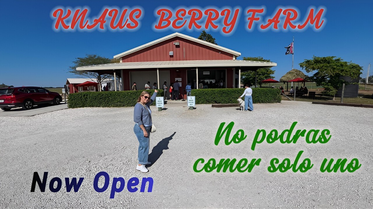 KNAUS BERRY FARM, con los ROLLOS DE CANELA + IRRESISTIBLES Y FAMOSOS de toda Florida