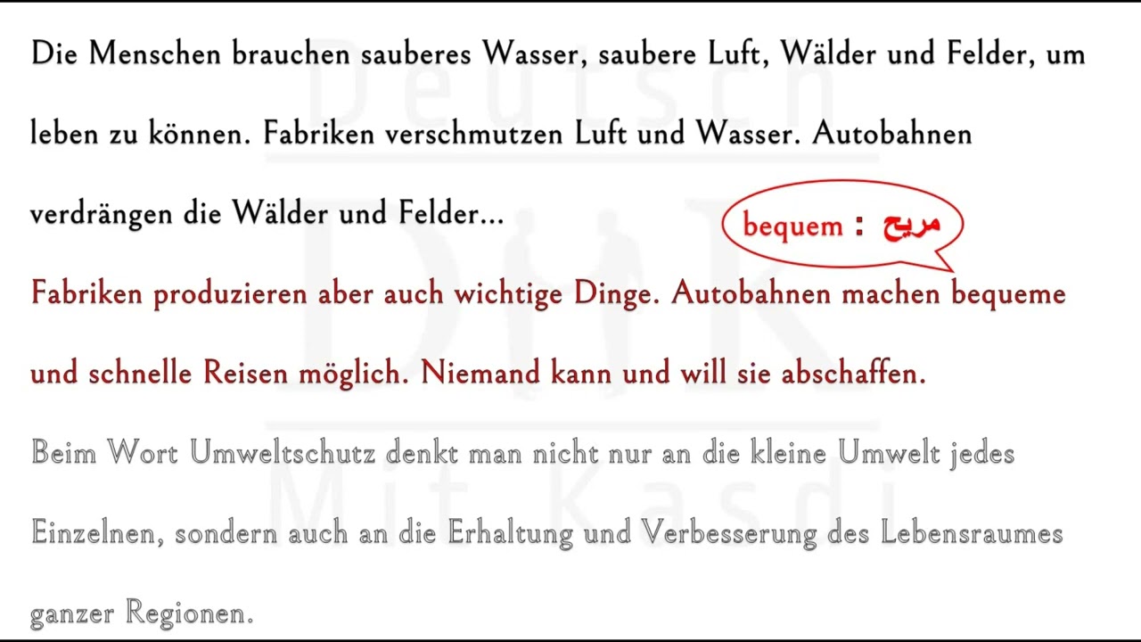 Um uns die Umwelt