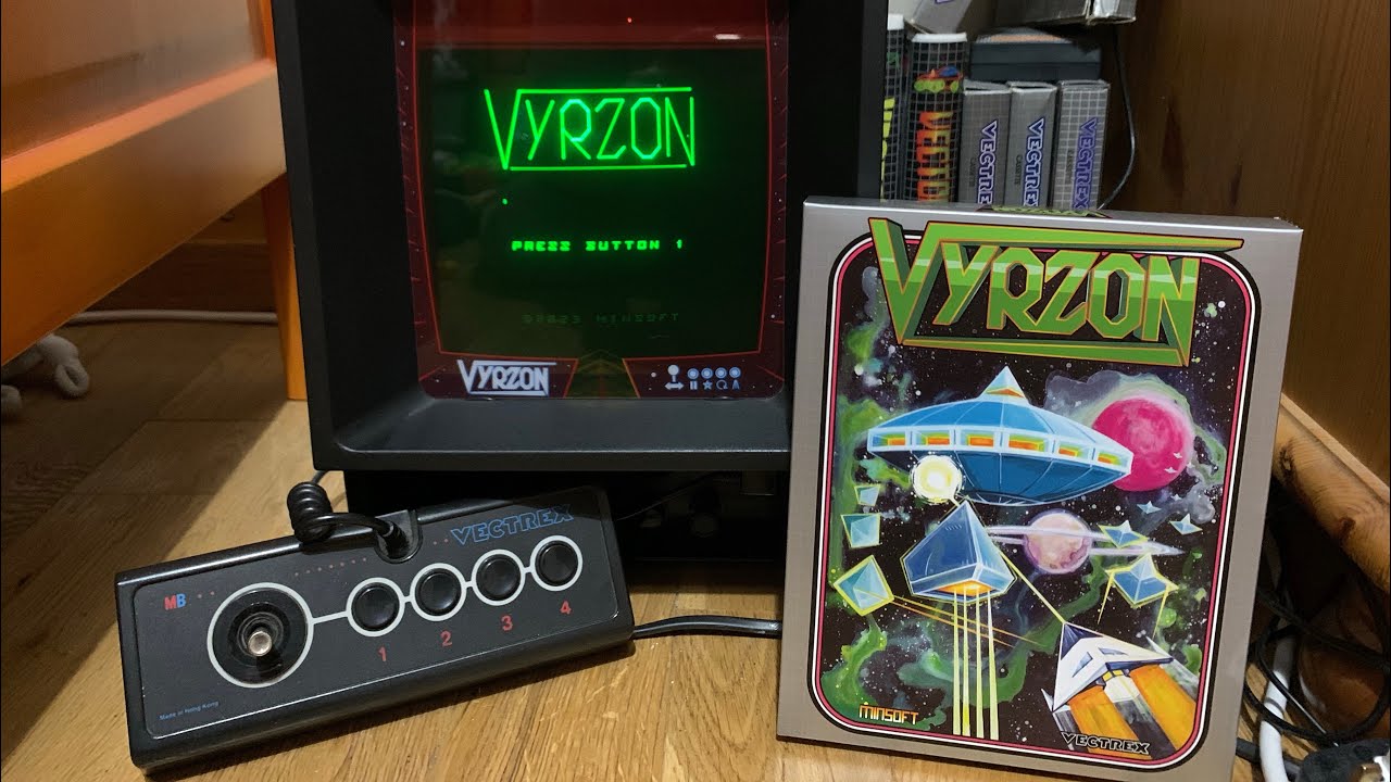 Vyrzon — блестящая новая игра Vectrex в 2023 году!🔥