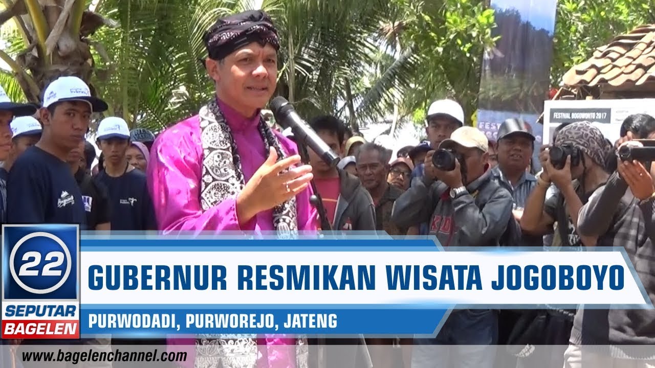 Gubernur Resmikan Desa Wisata Jogoboyo Purworejo