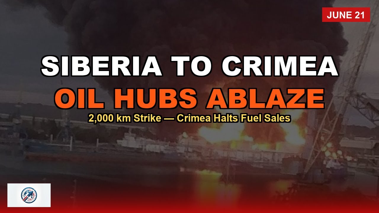 Ukraine Strikes From Siberia to Crimea &mdash; Tyumen Refinery & Kerch Terminal Ablaze | June 21, 2026