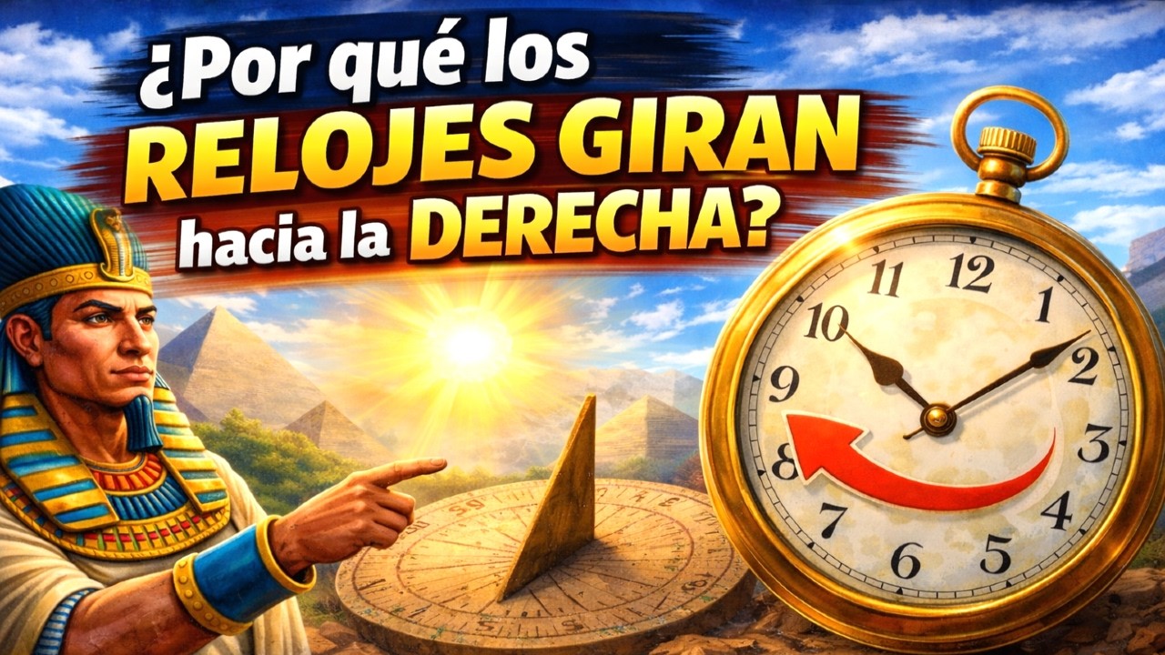 ¿Por qué los RELOJES giran hacia la DERECHA? La HISTORIA REAL ✅