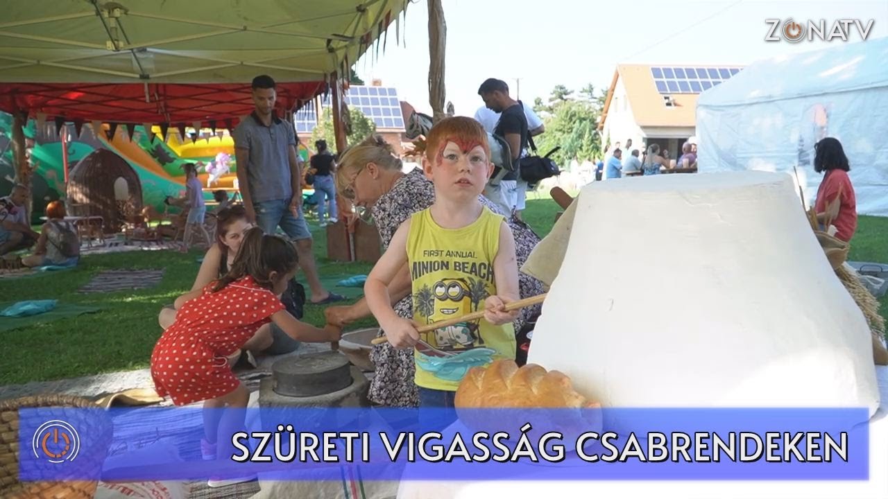 ZÓNA TV - HÍRADÓ - Csabrendek - Szüreti vigasságot tartottak - 2023.09.13.
