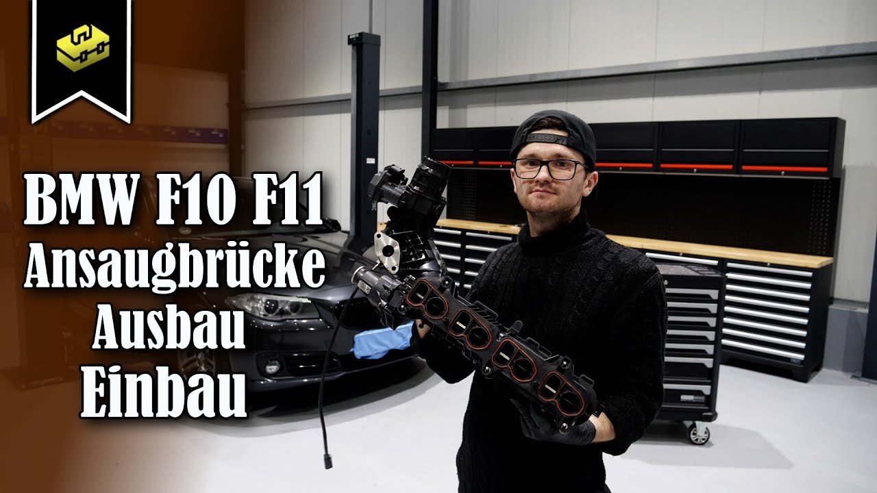 BMW 5 F10 F11 B47 Motor Ansaugbrücke Wechseln Ausbauen Einbauen | BMW intake manifold from a build |
