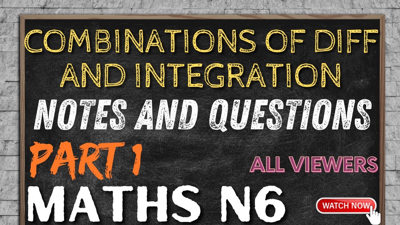 Mathematics N6 Combinations of Differentiation and Integration   Introduction - Length of Curve