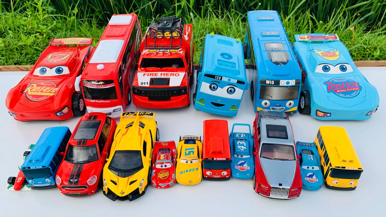 Mobil Mobilan Truk Oleng, Mobil Truk Molen, Mobil Balap, Truk Pasir, Mobil Roket, Damkar, Tayo #5780