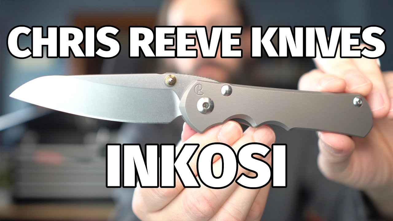 Распаковка и обзор ножей Криса Рива Inkosi! Стеклоструйная обработка + клинок Insingo! 4K