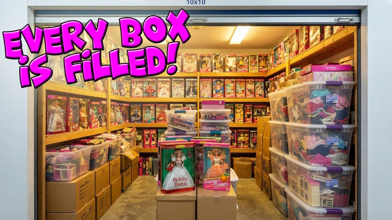 $50,000 ABANDONED BARBIE COLLECTION FOUND IN STORAGE UNIT!