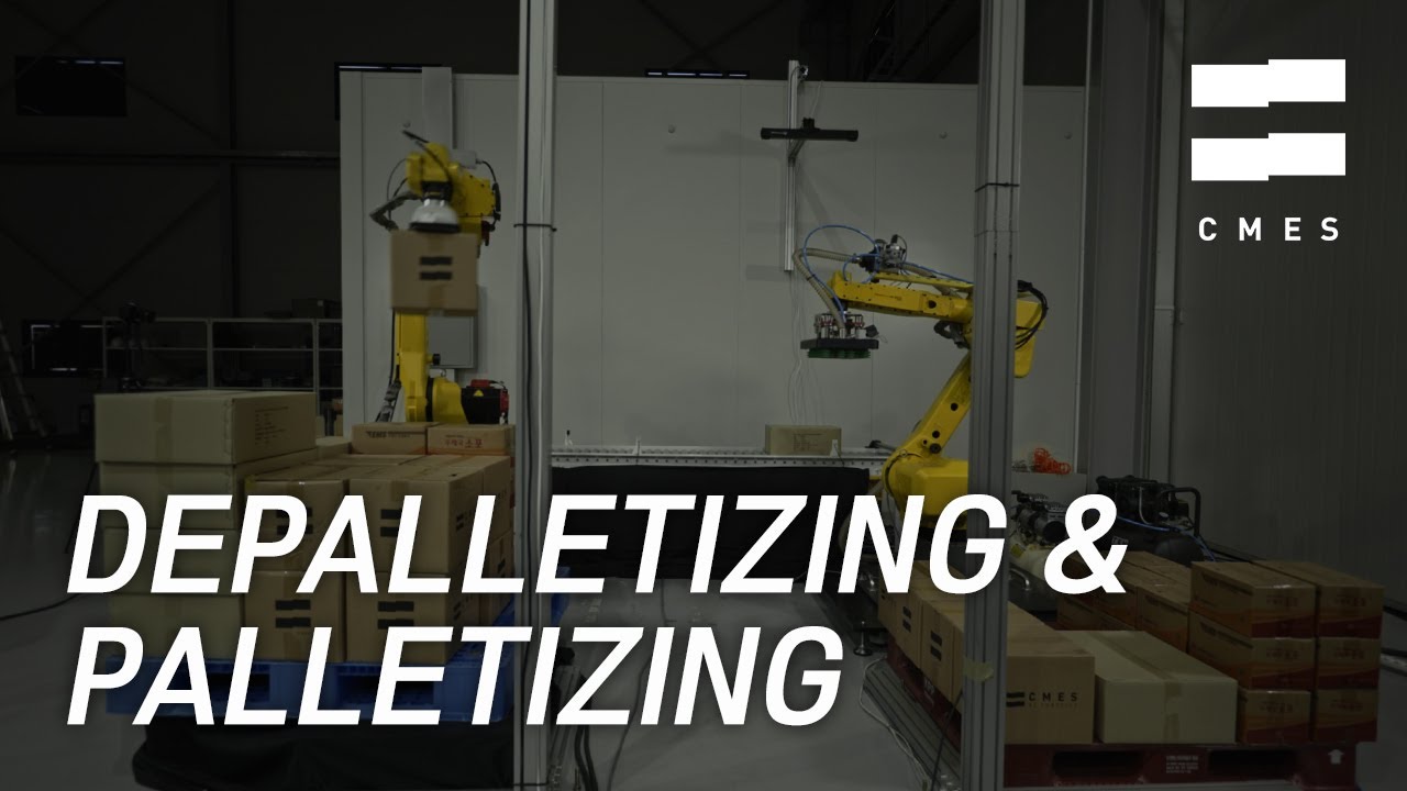 [Demo] Random Mixed Depalletizing & Mixed Case Palletizing / 물류자동화 물류로봇