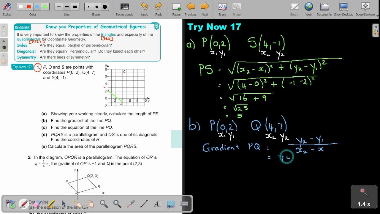 7 17 Apply Coordinate Geometry to Quadrilaterals Part 1