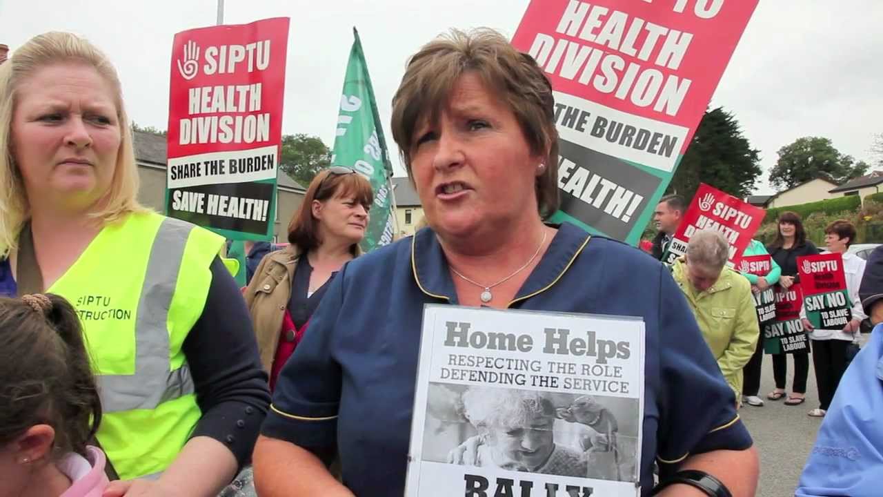 Home Helps demonstration in Wicklow Town