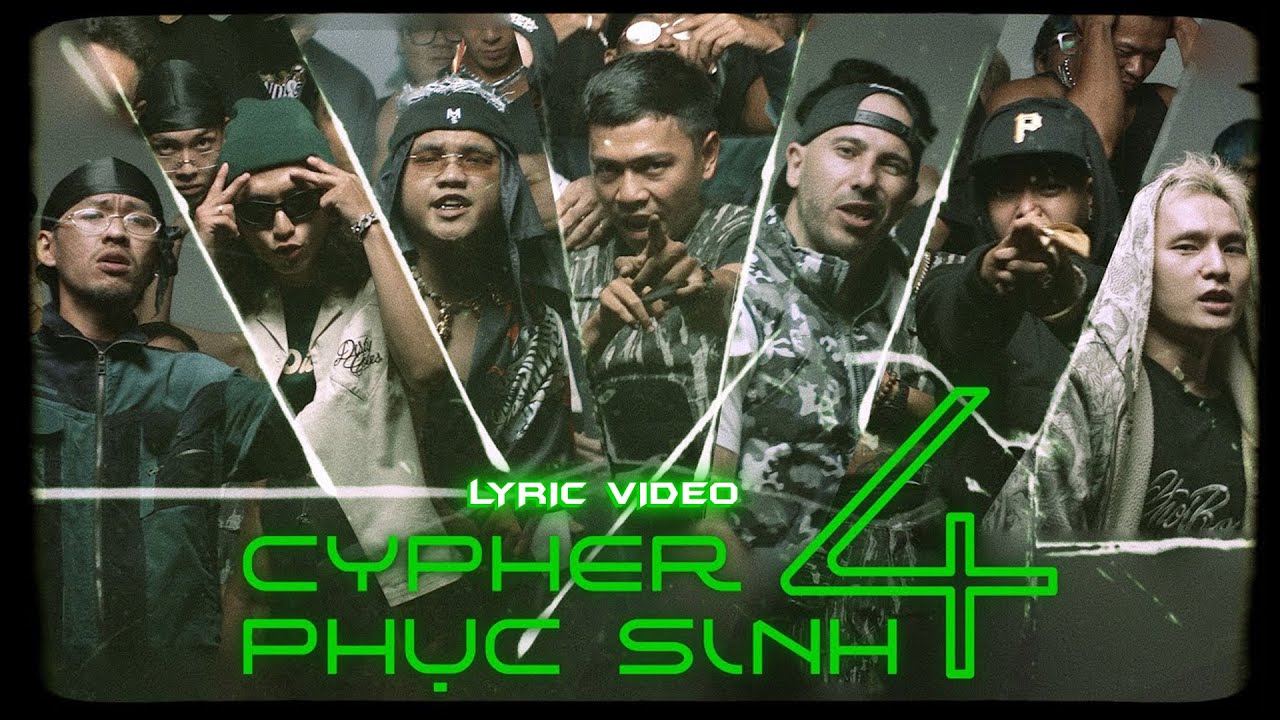 Phục Sinh Cypher PT.4 ft: Lil Wuyn, DatManiac, Blacka, Pjpo, Pain , Megashock, MinhLai | Lyric Video