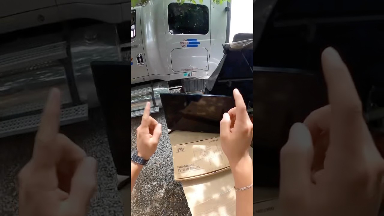 Я установил телевизор в худший из когда-либо созданных грузовиков. #грузовик #водительгрузовика #...
