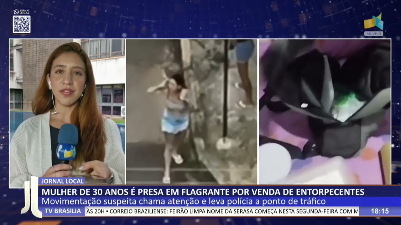JL - Mulher de 30 anos é presa em flagrante por venda de entorpecentes