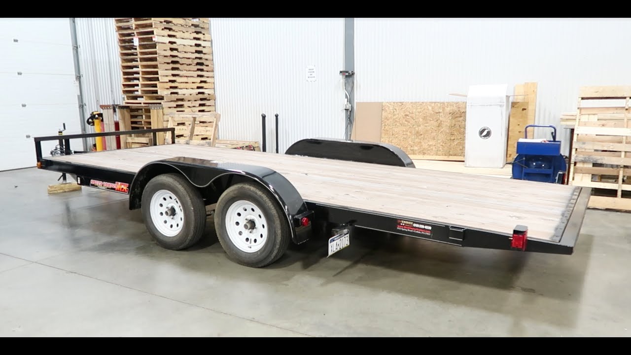 7x18 Tilt Car Trailer Winch and D Ring Installation