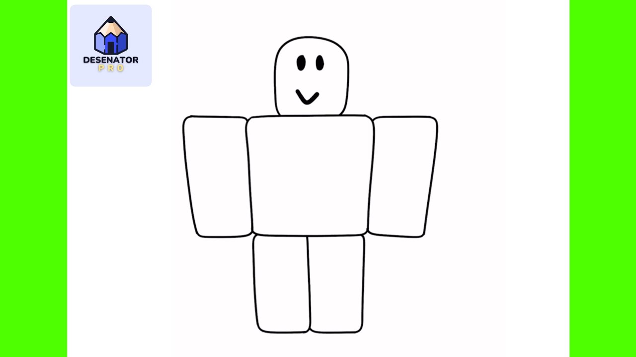 How To Draw A ROBLOX SKIN | Easy Step-by-Step Tutorial for Beginners