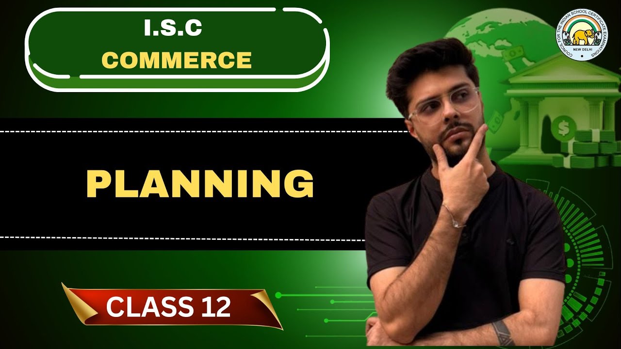 Planning | Class 12 | ISC | Boards 2026 | One - Shot |