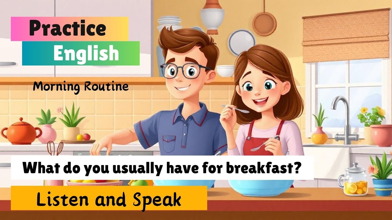 Morning Routine #english #englishconversation #practiceenglish