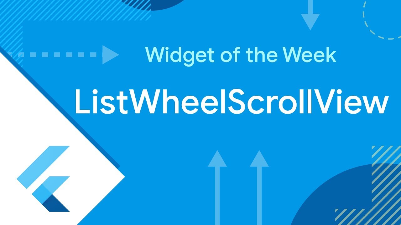 ListWheelScrollView (Виджет недели Flutter)