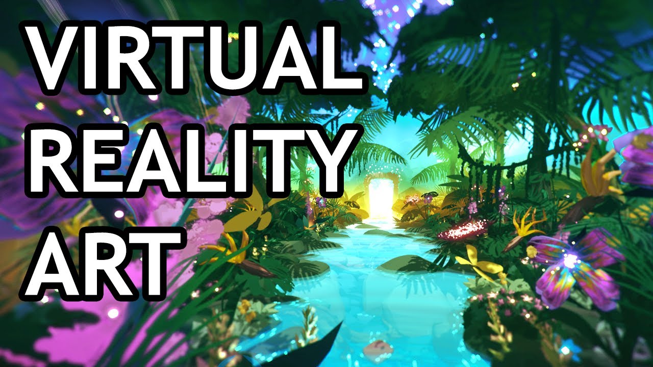 'Endless Flow' 4K Tilt Brush 3D VR Art Nature Portals