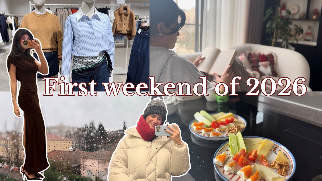 First weekend of 2026 - Shopping, 2026 reset, being homebody…