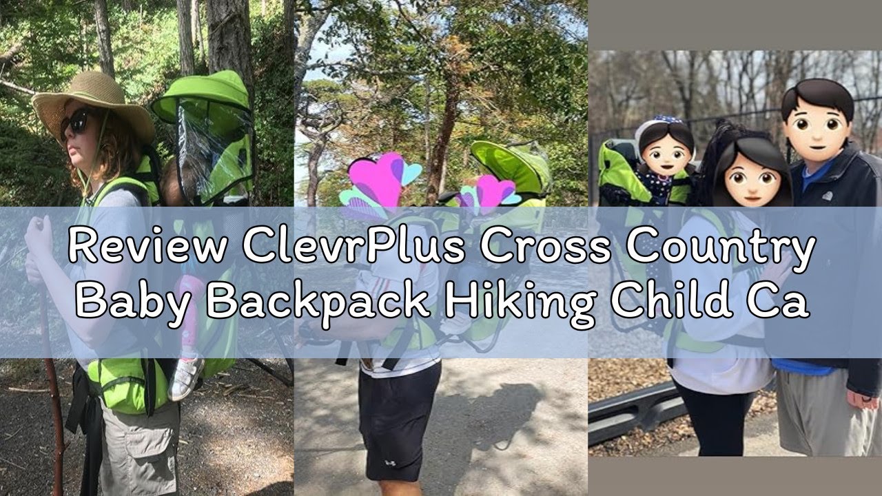 Review ClevrPlus Cross Country Baby Backpack Hiking Child Carrier Toddler Green