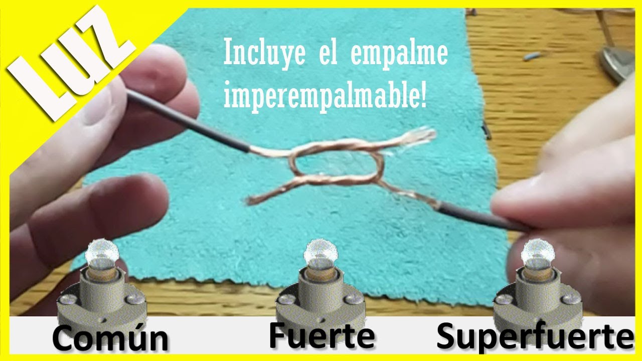 &iquest;C&oacute;mo🤷🏼&zwj;♂️ hacer empalmes el&eacute;ctricos🤔? // How make electric proper joint?