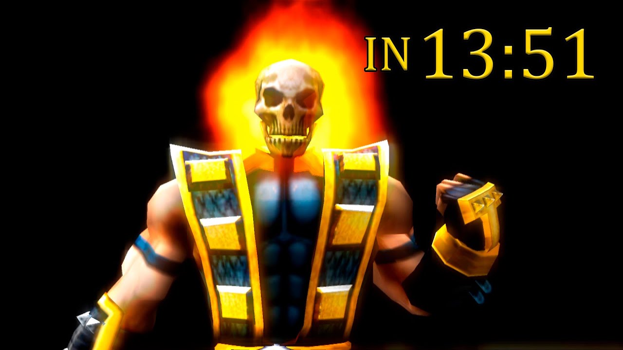 Mortal Kombat: Shaolin Monks - Survival Mode | Scorpion (PS2) [TAS]