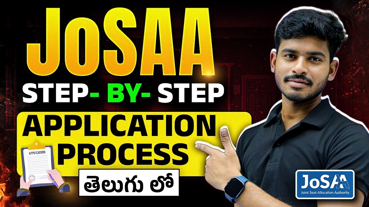 JoSAA Counselling 2026 : Step-by-Step Registration Process | JEE Advanced 2026 | PW JEE Telugu