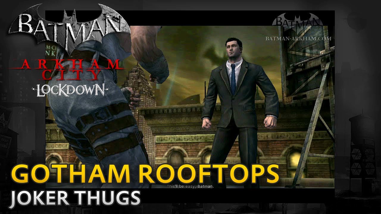 Batman: Arkham City Lockdown - Walkthrough - Gotham Rooftops