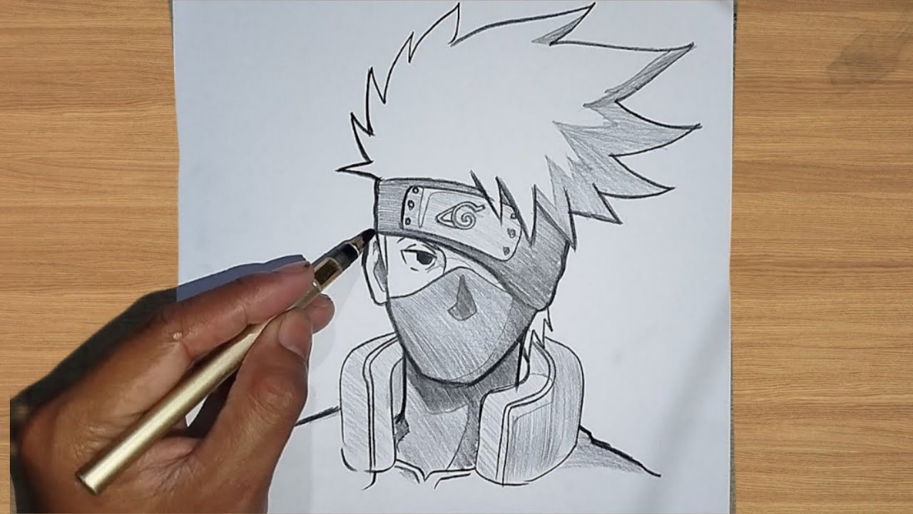 How to Draw Hataki Kakashi | Step-by-Step Anime Drawing Tutorial