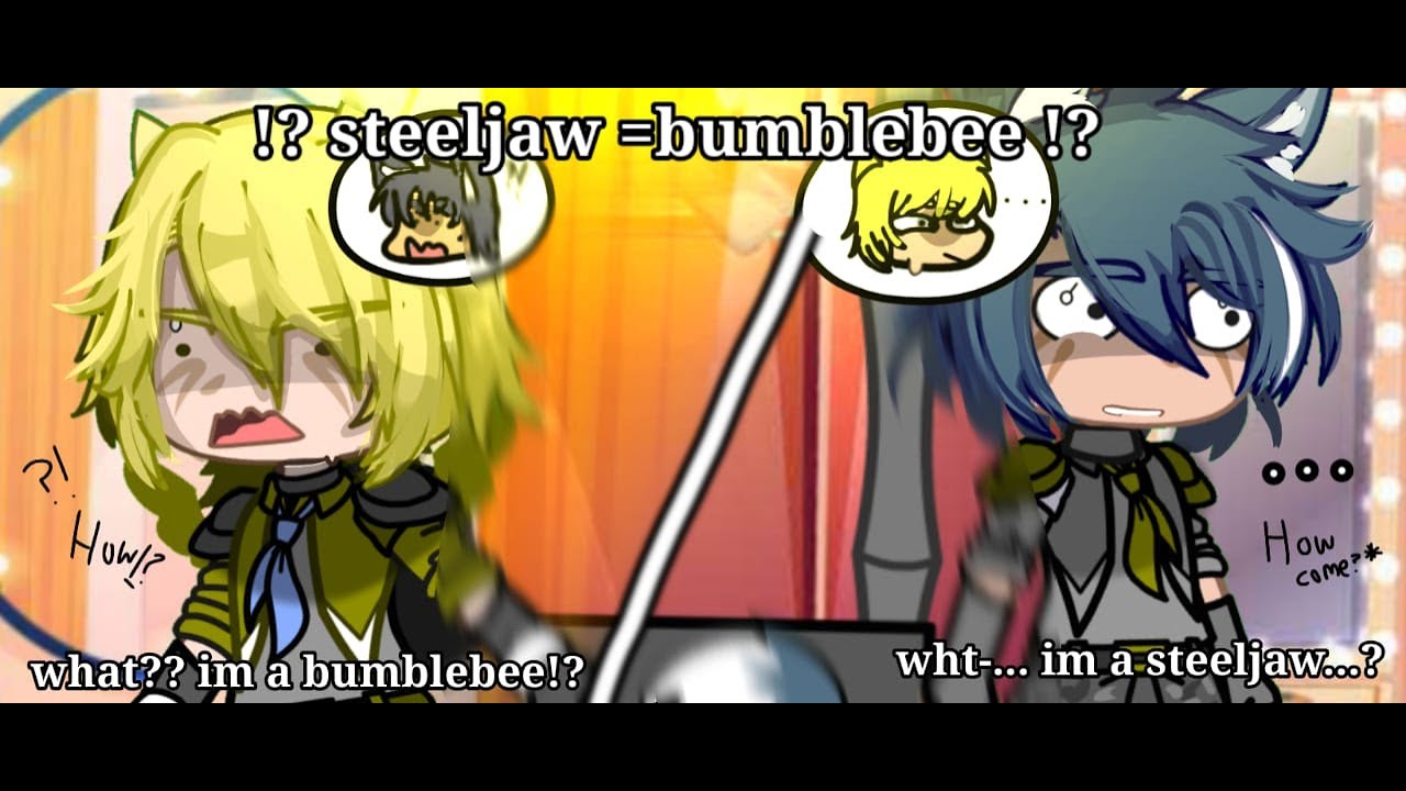 !? steeljaw = bumblebee!? // traformers (RID) // gacha club //