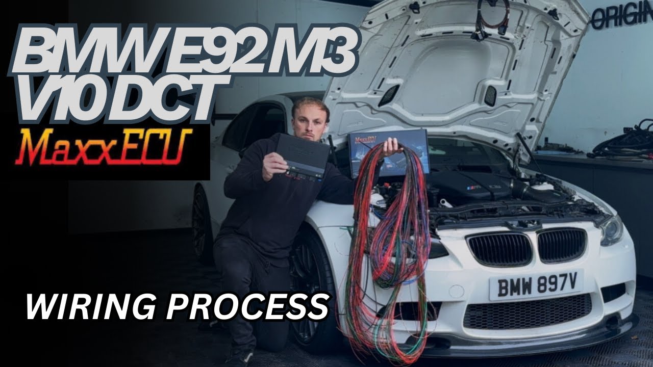Подключение блока управления MaxxEcu на моем BMW E92 M3 с двигателем V10 и коробкой передач DCT &mdash;...
