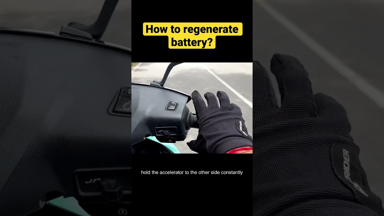 Regenerate battery for best range on Ather 450x #ather450 #electricscooter #shorts