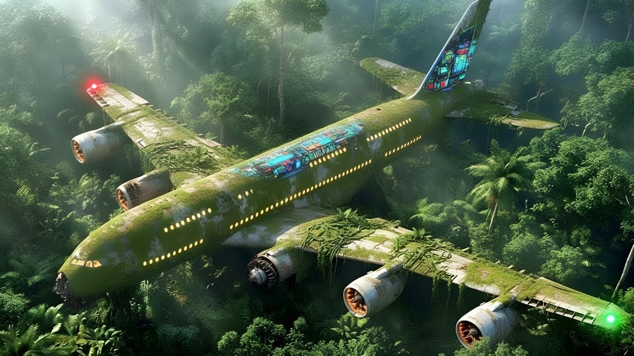 Lost for Decades in the Jungle… The Unbelievable Restoration of a Giant Airbus A380