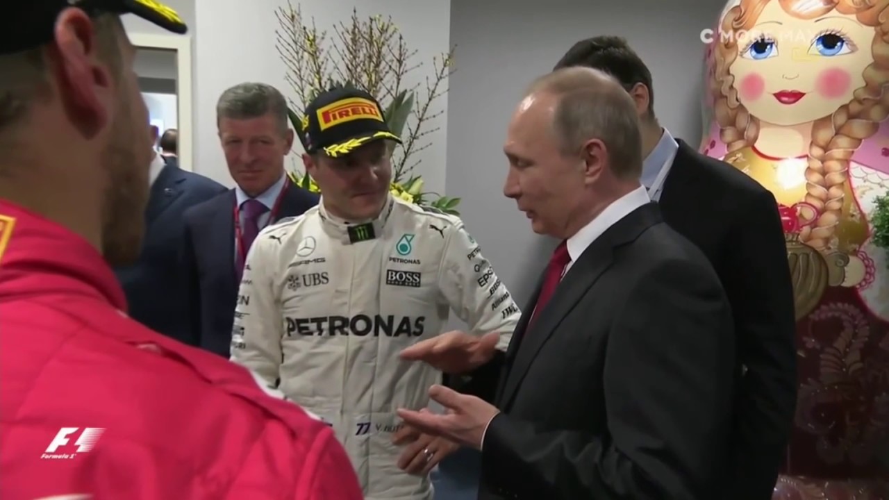 Russian Gp 2017 Putin Speaks With Drivers