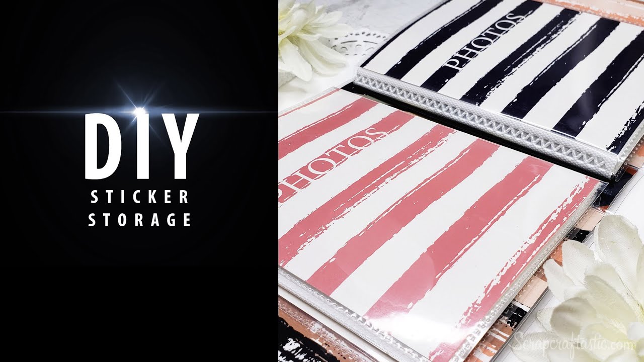 DIY Planner Sticker Storage How To Organize Your Planner Stickers Tutorial
