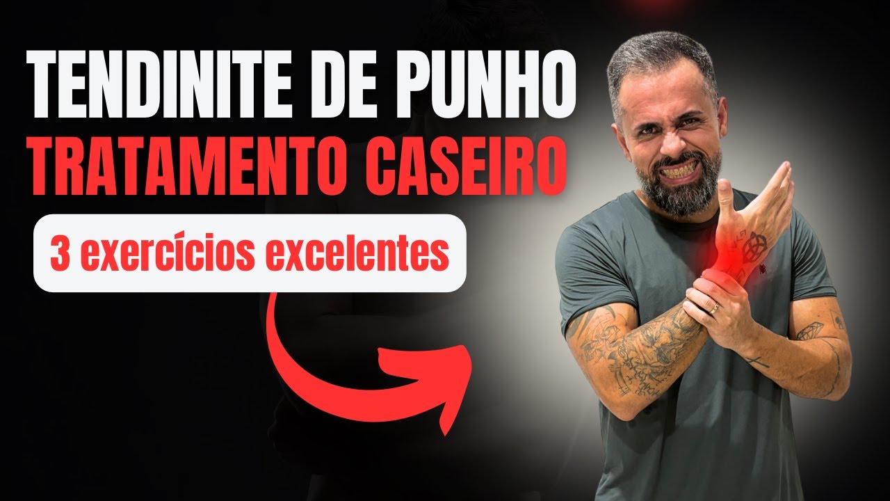 🚨[INCRÍVEL] 3 MELHORES Exercícios para TENDINITE no PUNHO e POLEGAR | Alívio da Dor e Fortalecimento