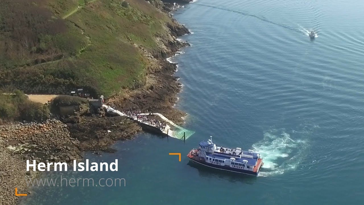 Herm Island - Day trip on the Travel Trident ferry from Guernsey